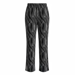 Elegant Black and Gray Women's Pants with Pockets
